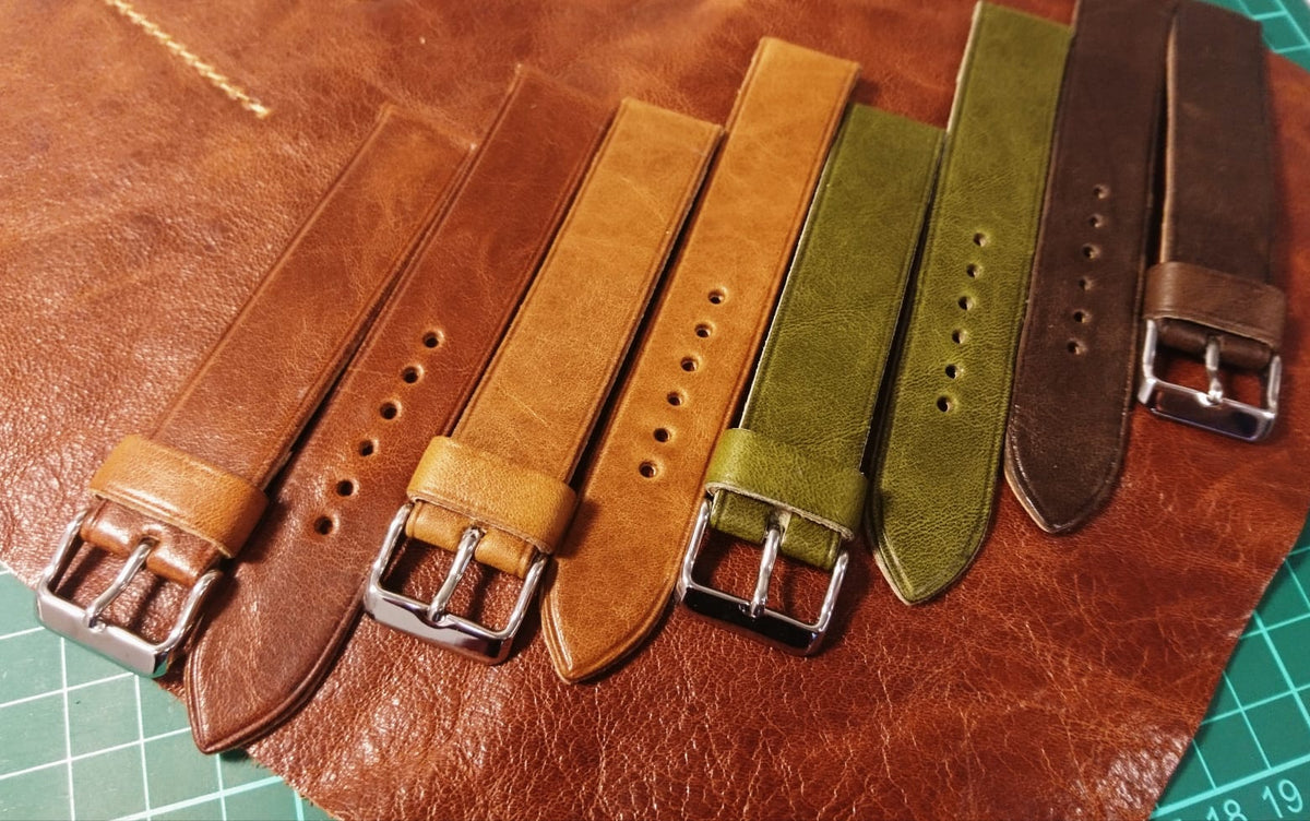 Italian Buttero leather watch straps - finwatchstraps
