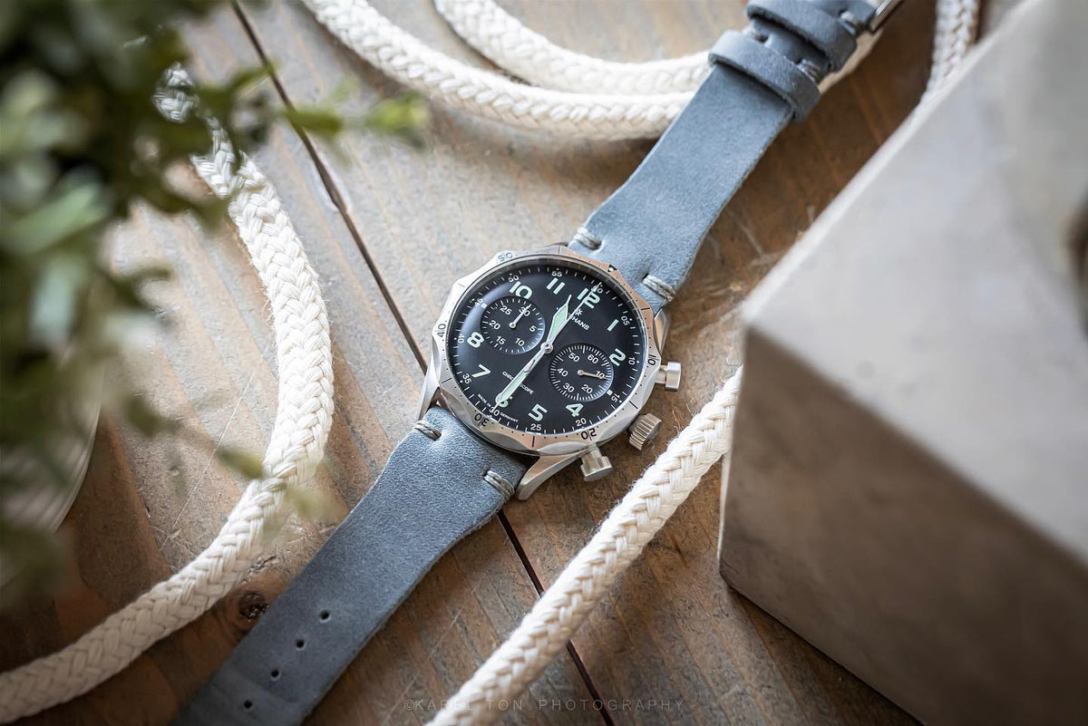 Waxy Fodder Grey watch straps