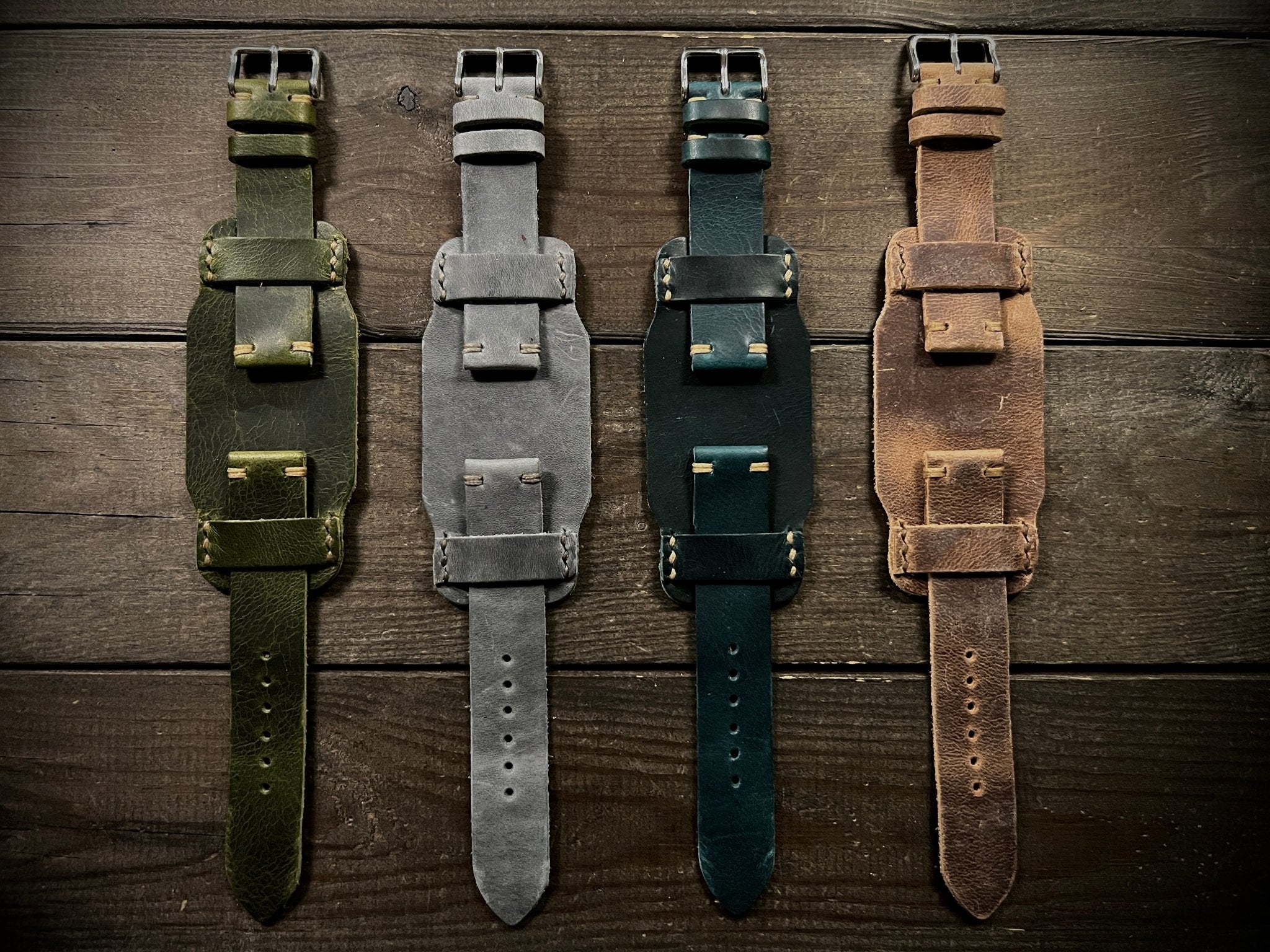 Watch strap, watch band, leather watch strap, leather watch band, finwatchstraps