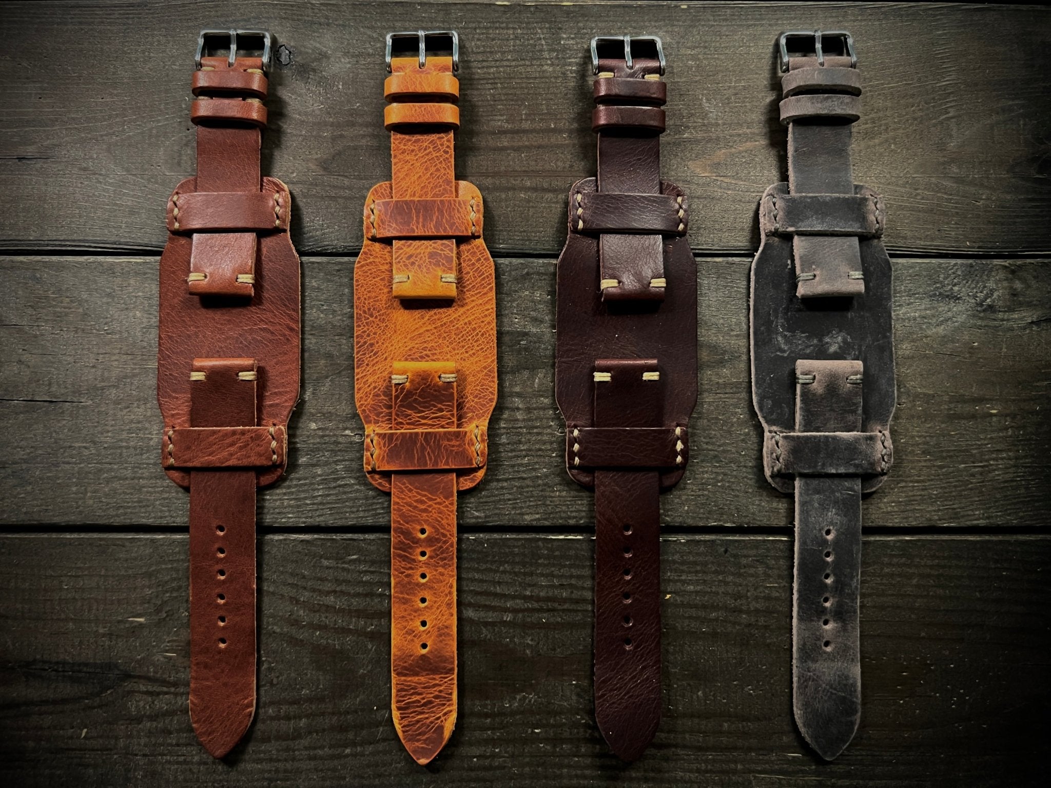 Watch strap, watch band, leather watch strap, leather watch band, finwatchstraps