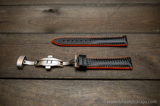 Watch strap, watch band, leather watch strap, leather watch band, finwatchstraps